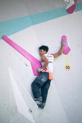 June 19, 2026 Climbing Bouldering World Climbing Series Innsbruck 2026 Mens Semifinals Ravianto Ramadhan INA Innsbruck Climbing Center Innsbruck, Austria,detected_source_language