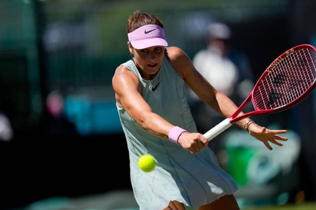Lexus Nottingham Open - Day Five Tatjana Maria in action during her quarter-final singles match at the 2026 Lexus Nottingham Open Women s tennis tournament at the Nottingham Tennis Centre in Nottingham, England, on June 19, 2026. Nottingham Great Britain United Kingdom  Copyright: xOwenxHammondx originalFilename:hammond-2026lexu260619_npl4Z.jpg