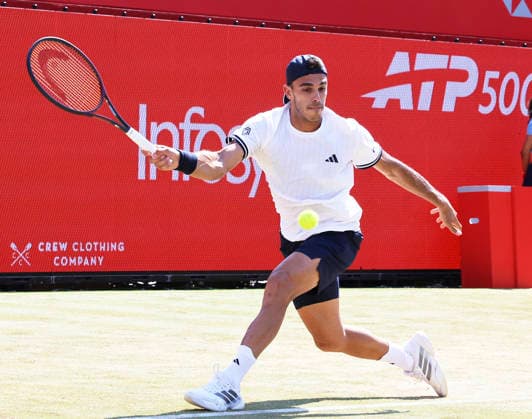 TENNIS - ATP, Tennis Herren Queen s Club LONDON,ENGLAND,19.JUN.26 - TENNIS - ATP World Tour, HSBC Championships. Image shows Juan Manuel Cerundolo (ARG).  GEPAxpictures xAlanxGrieves