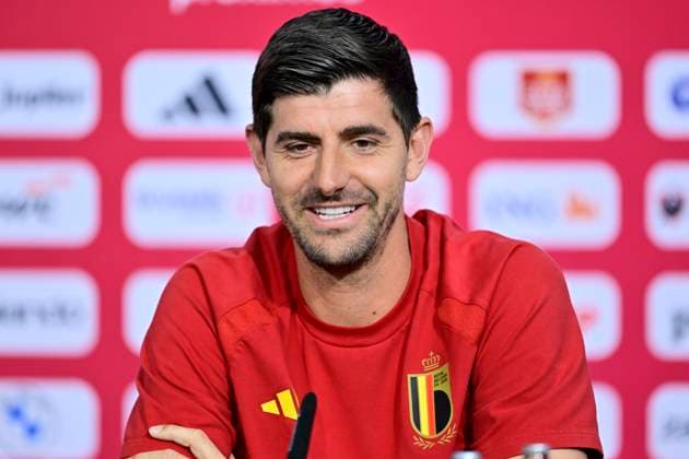Belgian national football team - FIFA World Cup, WM, Weltmeisterschaft, Fussball 2026 - media activities 19 06 2026 RENTON, UNITED STATES OF AMERICA - JUNE 19 : Courtois Thibaut goalkeeper of Belgium pictured during a press conference, PK, Pressekonferenz at the training grounds of the Belgian national football team during the 2026 FIFA World Cup on June 19, 2026 in Renton, United States of America, 19 06 2026 Renton United States of America  Copyright: xJanxDexMeuleneirx