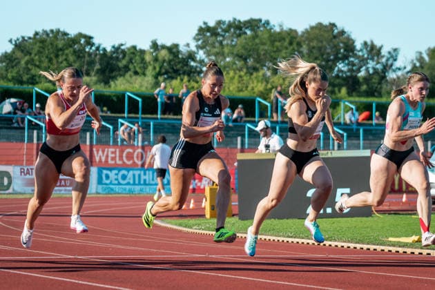 Lueckenkemper Gina SCC Berlin, 201, Womens 100m, GER, Track and Field, Athletics, ANHALT 2026, Dessau, June 19, 2026, GER, Track and Field, Athletics, ANHALT 2026, Dessau, June 19, 2026, Dessau,detected_source_language Copyright: xStefanxMayerx EP_SMR