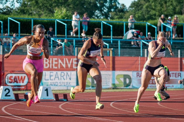 Haase Rebekka, Sprintteam Wetzlar, 203, Womens 100m, GER, Track and Field, Athletics, ANHALT 2026, Dessau, June 19, 2026, GER, Track and Field, Athletics, ANHALT 2026, Dessau, June 19, 2026, Dessau,detected_source_language Copyright: xStefanxMayerx EP_SMR