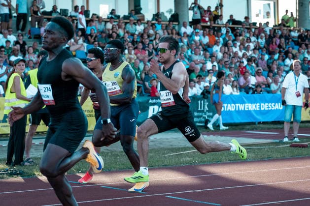 Gussmann Heiko Sprintteam Wetzlar, 277, Mens 100m, GER, Track and Field, Athletics, ANHALT 2026, Dessau, June 19, 2026, GER, Track and Field, Athletics, ANHALT 2026, Dessau, June 19, 2026, Dessau,detected_source_language Copyright: xStefanxMayerx EP_SMR