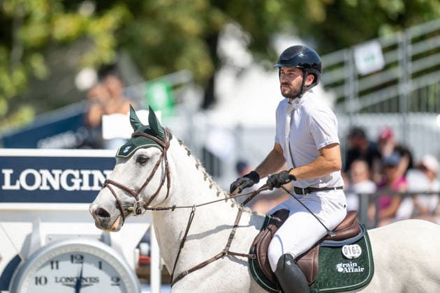Benjamin Palatsi sur COLMARA lors du Prix Selman Marrakech de la 12ème édition Longines Paris Eiffel Jumping au pied de la Tour Eiffel sur le Champ-de-Mars à Paris, France, le 19 juin 2026. Perusseau-Veeren Bestimage Selman Marrakech Prize during the 12th edition of the Longines Paris Eiffel Jumping at Champ-de-Mars near Eiffel Tower in Paris, France, on June 19, 2026. Paris France  Copyright: xPerusseau-Veerenx xBestimagexPerusseau-Veerenx xBestimagex