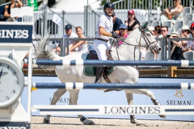 Benjamin Palatsi sur COLMARA lors du Prix Selman Marrakech de la 12ème édition Longines Paris Eiffel Jumping au pied de la Tour Eiffel sur le Champ-de-Mars à Paris, France, le 19 juin 2026. Perusseau-Veeren Bestimage Selman Marrakech Prize during the 12th edition of the Longines Paris Eiffel Jumping at Champ-de-Mars near Eiffel Tower in Paris, France, on June 19, 2026. Paris France  Copyright: xPerusseau-Veerenx xBestimagexPerusseau-Veerenx xBestimagex