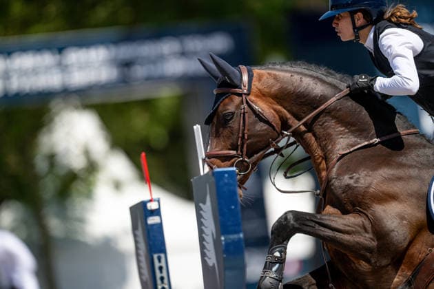 Andrea Bormioli sur FAN DE BACON lors du Prix Selman Marrakech de la 12ème édition Longines Paris Eiffel Jumping au pied de la Tour Eiffel sur le Champ-de-Mars à Paris, France, le 19 juin 2026. Perusseau-Veeren Bestimage Selman Marrakech Prize during the 12th edition of the Longines Paris Eiffel Jumping at Champ-de-Mars near Eiffel Tower in Paris, France, on June 19, 2026. Paris France  Copyright: xPerusseau-Veerenx xBestimagexPerusseau-Veerenx xBestimagex