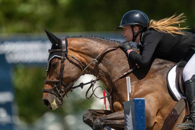 Philippa Ammann sur ZARINA DE VIDAU lors du Prix Selman Marrakech de la 12ème édition Longines Paris Eiffel Jumping au pied de la Tour Eiffel sur le Champ-de-Mars à Paris, France, le 19 juin 2026. Perusseau-Veeren Bestimage Selman Marrakech Prize during the 12th edition of the Longines Paris Eiffel Jumping at Champ-de-Mars near Eiffel Tower in Paris, France, on June 19, 2026. Paris France  Copyright: xPerusseau-Veerenx xBestimagexPerusseau-Veerenx xBestimagex