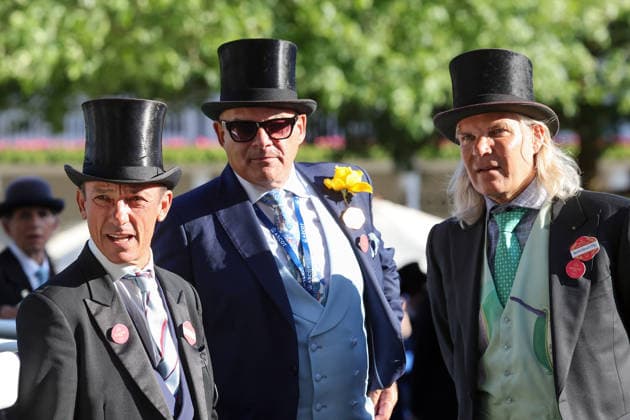 June 19, 2026, Ascot, Windsor, GBR Portrait of Frankie Dettori (left) and Garrie Renucci (right) at Ascot Racecourse Dettori, Portrait, Portraet, Renucci 260619D590ROYAL ASCOT JPG,detected_source_language