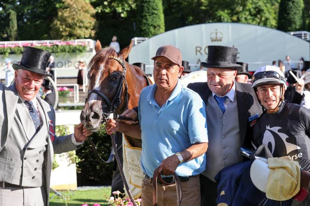 June 19, 2026, Ascot, Windsor, GBR Bacio with Juan Hernandez and trainer Wesley Ward left after winning at Ascot Racecourse Horse, Jockey, Bacio, Hernandez, Victory, Trainer, Ward 260619D591ROYAL ASCOT JPG,detected_source_language
