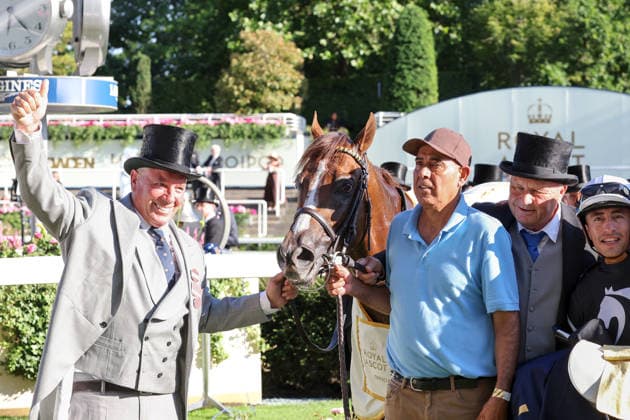 June 19, 2026, Ascot, Windsor, GBR Bacio with Juan Hernandez and trainer Wesley Ward left after winning at Ascot Racecourse Horse, Jockey, Bacio, Hernandez, Victory, Trainer, Ward 260619D592ROYAL ASCOT JPG,detected_source_language