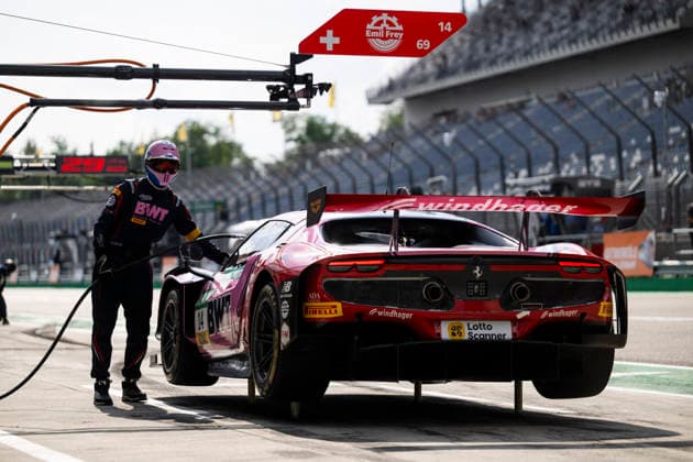 DTM, 5. + 6. Rennen DEKRA Lausitzring 2026 14 Ferrari 296 GT3 EVO, EMIL FREY RACING: Matteo Cairoli- picture by Gruppe C Photography Schipkau DEKRA Lausitzring Brandenburg Germany Copyright: xGruppexCxPhotographyx