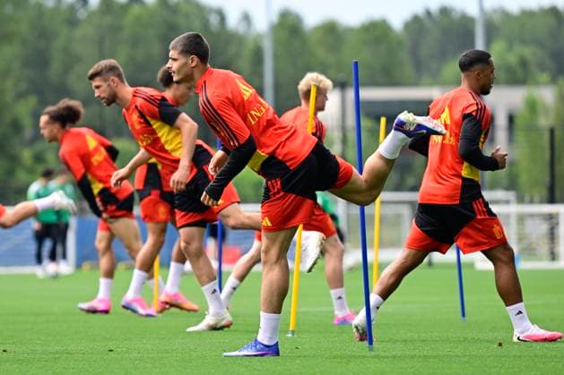 Belgian national football team - FIFA World Cup, WM, Weltmeisterschaft, Fussball 2026 - media activities 19 06 2026 RENTON, UNITED STATES OF AMERICA - JUNE 19 : Fernandez-Pardo Matias forward of Belgium pictured during a training session of the Belgian national football team during the FIFA World Cup 2026 on June 19, 2026 in Renton, United States of America, 19 06 2026 Renton United States of America  Copyright: xJanxDexMeuleneirx