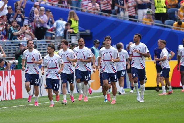 USA v Australia - FIFA World Cup, WM, Weltmeisterschaft, Fussball 2026 - Group D SEATTLE, USA - JUNE 19: Players of USA warms up prior the 2026 FIFA World Cup First Stage Group D match between USA and Australia at Lumen Field (Seattle Stadium) in Seattle, Washington, United States on June 19, 2026. Ercin Erturk Anadolu Washington United States. Editorial use only. Please get in touch for any other usage.  Copyright: x2026xAnadoluxErcinxErturkx