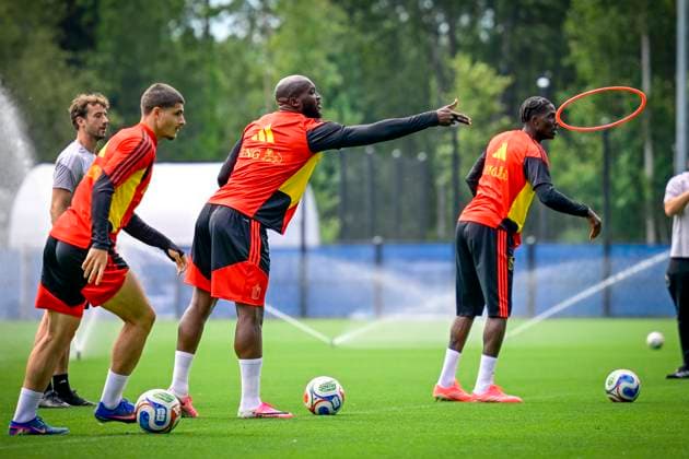 Belgian national football team - FIFA World Cup, WM, Weltmeisterschaft, Fussball 2026 - media activities 19 06 2026 RENTON, UNITED STATES OF AMERICA - JUNE 19 : Lukaku Romelu forward of Belgium pictured during a training session of the Belgian national football team during the FIFA World Cup 2026 on June 19, 2026 in Renton, United States of America, 19 06 2026 Renton United States of America  Copyright: xJanxDexMeuleneirx