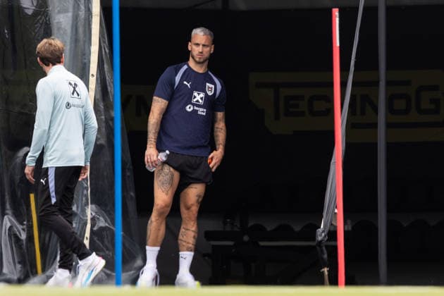 FOOTBALL - FIFA World Cup, WM, Weltmeisterschaft, Fussball 2026, preview SANTA BARBARA,CALIFORNIA,USA,19.JUN.26 - FOOTBALL - FIFA World Cup 2026, USA, Mexico, Canada, preview, Oesterreichischer Fussball-Bund, training team AUT. Image shows Marko Arnautovic (AUT).  GEPAxpictures xArminxRauthner