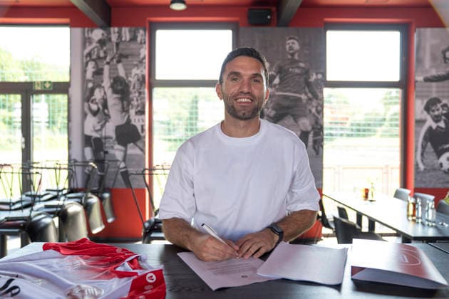 Football. RL West, Sportfreunde Siegen, new signing Eros Dacaj