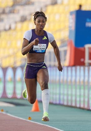 Diamond League Athletics in Doha DOHA, QATAR - JUNE 19: French athlete Ilionis Guillaume competes in the women s triple jump final during the Diamond League athletics meeting at the Suheim Bin Hamad Stadium in Doha, Qatar on June 19, 2026. Mohammed Dabbous Anadolu Doha Qatar. Editorial use only. Please get in touch for any other usage.  Copyright: x2026xAnadoluxMohammedxDabbousx