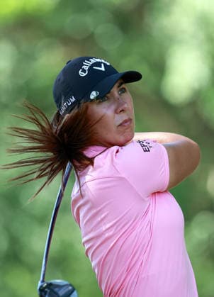 Meijer LPGA, Golf Damen Classic by Simply Give Belmont, MI - JUNE 19: Sophia Schubert of Tennessee hits from the 16th tee during the second round of the Meijer LPGA Classic by Simply Give at Blythefield Country Club on June 19, 2026 in Belmont, Michigan. Belmont Michigan United States  Copyright: xAmyxLemusx originalFilename:lemus-meijerlp260619_npchh.jpg