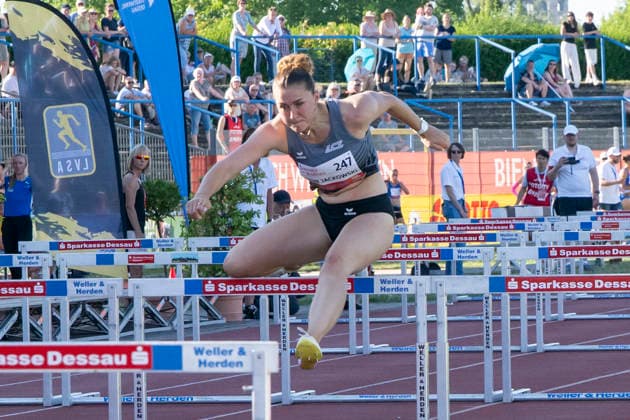Anhalt 2026 28th International Track and Field Meeting, Dessau, Germany, June 19, 2026. Pictured