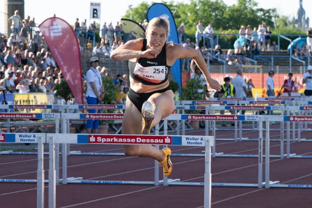 Anhalt 2026 28th International Track and Field Meeting, Dessau, Germany, June 19, 2026. Pictured