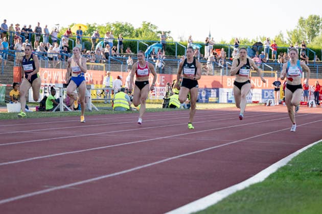 Anhalt 2026 28th International Track and Field Meeting, Dessau, Germany, June 19, 2026. Pictured from left