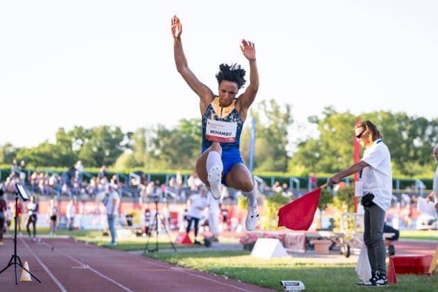 Anhalt 2026 - 28.Int.Leichtathletik Meeting Dessau, Deutschland 19.Juni 2026: Im Bild:Mihambo Malaika (LG Kurpfalz) Dessau Paul Greifzu Stadion Sachsen Anhalt Deutschland *** Anhalt 2026 28th International Track and Field Meeting, Dessau, Germany, June 19, 2026. Pictured