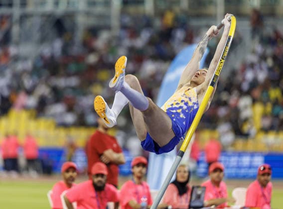 Diamond League Athletics in Doha DOHA, QATAR - JUNE 19: American athlete Sam Kendricks competes in the men s pole vault final during the Diamond League athletics meeting at the Suheim Bin Hamad Stadium in Doha, Qatar on June 19, 2026. Mohammed Dabbous Anadolu Doha Qatar. Editorial use only. Please get in touch for any other usage.  Copyright: x2026xAnadoluxMohammedxDabbousx