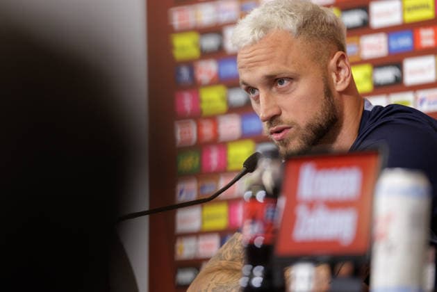 FOOTBALL - FIFA World Cup, WM, Weltmeisterschaft, Fussball 2026, preview SANTA BARBARA,CALIFORNIA,USA,19.JUN.26 - FOOTBALL - FIFA World Cup 2026, USA, Mexico, Canada, preview, Oesterreichischer Fussball-Bund, press conference, PK, Pressekonferenz team AUT. Image shows Marko Arnautovic (AUT).  GEPAxpictures xArminxRauthner