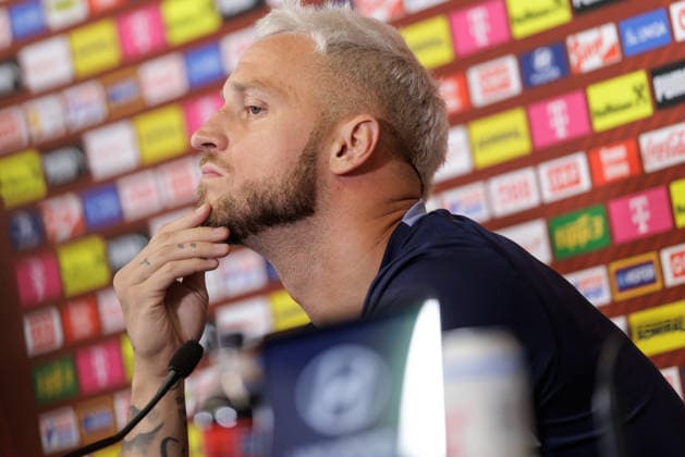 FOOTBALL - FIFA World Cup, WM, Weltmeisterschaft, Fussball 2026, preview SANTA BARBARA,CALIFORNIA,USA,19.JUN.26 - FOOTBALL - FIFA World Cup 2026, USA, Mexico, Canada, preview, Oesterreichischer Fussball-Bund, press conference, PK, Pressekonferenz team AUT. Image shows Marko Arnautovic (AUT).  GEPAxpictures xArminxRauthner