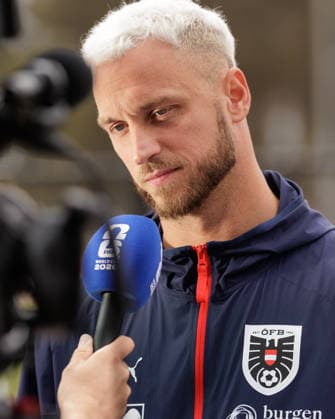 FOOTBALL - FIFA World Cup, WM, Weltmeisterschaft, Fussball 2026, preview SANTA BARBARA,CALIFORNIA,USA,19.JUN.26 - FOOTBALL - FIFA World Cup 2026, USA, Mexico, Canada, preview, Oesterreichischer Fussball-Bund, press conference, PK, Pressekonferenz team AUT. Image shows Marko Arnautovic (AUT).  GEPAxpictures xArminxRauthner