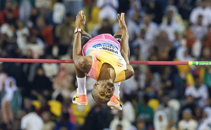 Diamond League Athletics in Doha DOHA, QATAR - JUNE 20: Qatari athlete Mutaz Barshim competes in the men s pole vault final during the Diamond League athletics meeting at the Suheim Bin Hamad Stadium in Doha, Qatar on June 20, 2026. Mohammed Dabbous Anadolu Doha Qatar. Editorial use only. Please get in touch for any other usage.  Copyright: x2026xAnadoluxMohammedxDabbousx