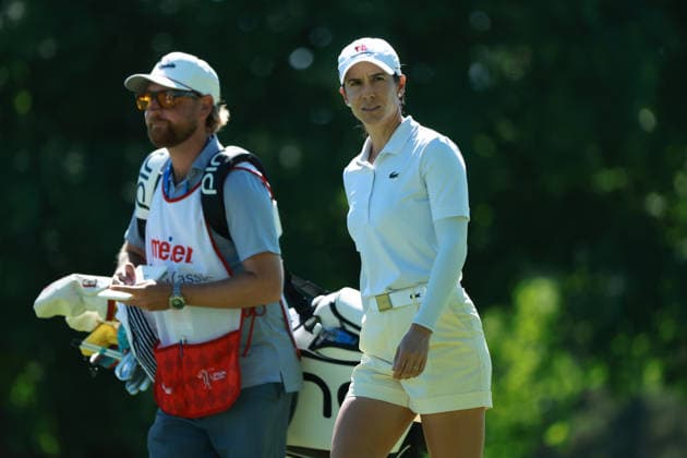Meijer LPGA, Golf Damen Classic BELMONT, MICHIGAN - JUNE 19: Azahara Munoz of Spain walks on the 9th hole during the second round of the Meijer LPGA Classic for Simply Give golf tournament at Blythefield Country Club in Belmont, MI, USA Friday, June 19, 2026. Belmont Michigan United States  Copyright: xJorgexLemusx originalFilename:lemus-meijerlp260619_npNAL.jpg