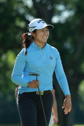 Meijer LPGA, Golf Damen Classic BELMONT, MICHIGAN - JUNE 19: Jing Yan of the United States reacts to her putt on the 9th green during the second round of the Meijer LPGA Classic for Simply Give golf tournament at Blythefield Country Club in Belmont, MI, USA Friday, June 19, 2026. Belmont Michigan United States  Copyright: xJorgexLemusx originalFilename:lemus-meijerlp260619_np8ss.jpg