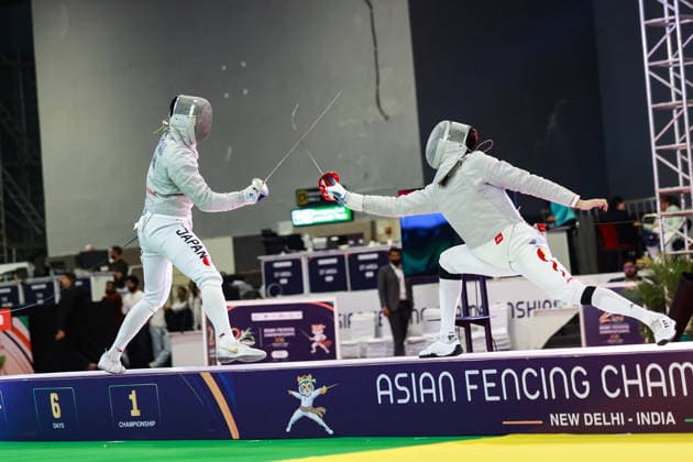 Fencing, Asian Championships in New Delhi