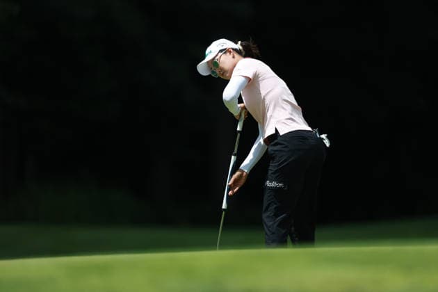 Meijer LPGA, Golf Damen Classic BELMONT, MICHIGAN - JUNE 19: Minjee Lee of Australia plays her shot on the 7th green during the second round of the Meijer LPGA Classic for Simply Give golf tournament at Blythefield Country Club in Belmont, MI, USA Friday, June 19, 2026. Belmont Michigan United States  Copyright: xJorgexLemusx originalFilename:lemus-meijerlp260619_np1Jl.jpg