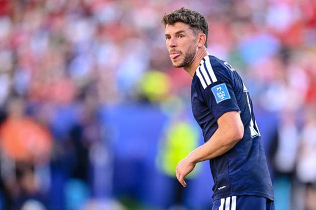 Ryan Christie of Scotland watches the action during the 2026 FIFA World Cup Group C match between Scotland and Morocco at Boston Stadium on June 19, 2026, in Boston, United States. Photo by Harry Langer, DeFodi Images,detected_source_language