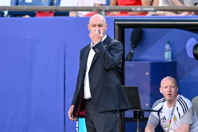 Scotland coach Steve Clarke gestures during the 2026 FIFA World Cup Group C match between Scotland and Morocco at Boston Stadium on June 19, 2026, in Boston, United States. Photo by Harry Langer, DeFodi Images,detected_source_language