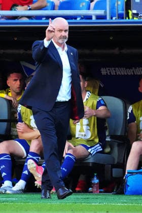 SOCCER - FIFA World Cup, WM, Weltmeisterschaft, Fussball - Group C - Scotland vs. Morocco Photo by IPA ABACAPRESS.COM85867244 - Steve Clarke, head coach of Scotland, during the Group C match between Scotland and Morocco at the FIFA World Cup in Boston, USA, on June 19, 2026 Boston  Copyright: xIPAxSport ABACAx
