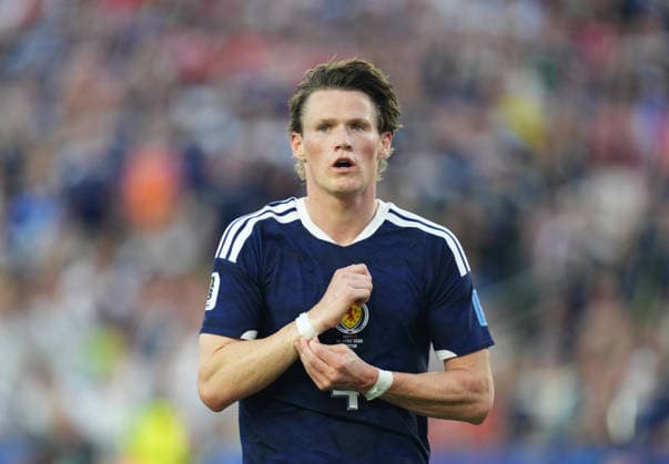 Scott McTominay of Scotland looks on during the match between Scotland and Morocco in Group C of the 2026 FIFA World Cup at Boston Stadium in Boston, USA, on June 19, 2026. Photo by Thor Wegner, DeFodi Images,detected_source_language