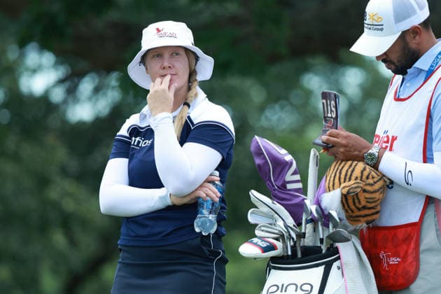 Meijer LPGA, Golf Damen Classic BELMONT, MICHIGAN - JUNE 19: Ingrid Lindblad of Sweden waits on the 17th hole during the second round of the Meijer LPGA Classic for Simply Give golf tournament at Blythefield Country Club in Belmont, MI, USA Friday, June 19, 2026. Belmont Michigan United States  Copyright: xJorgexLemusx originalFilename:lemus-meijerlp260619_np9R0.jpg