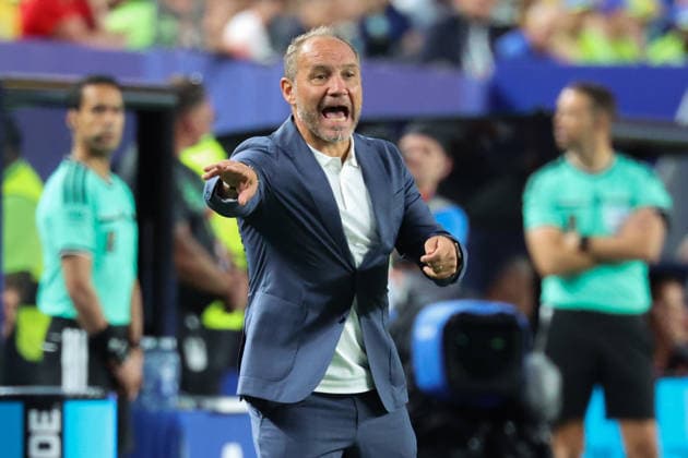 Sebastien Migne head coach of Haiti reacts during the FIFA World Cup, WM, Weltmeisterschaft, Fussball 2026 group stage C soccer match between Brazil and Haiti at Lincoln Financial Field stadium in Philadelphia, USA, 19 June 2026. FIFA World Cup 2026 - Group C - Brazil vs Haiti !ACHTUNG: NUR REDAKTIONELLE NUTZUNG!  Copyright: xSebastiaoxMoreirax GR6073 20260620-55020652187_1