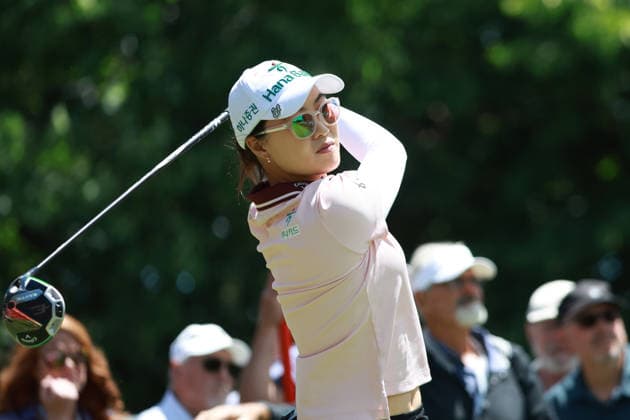 Meijer LPGA, Golf Damen Classic BELMONT, MICHIGAN - JUNE 19: Minjee Lee of Australia plays her tee shot on the 4th hole during the second round of the Meijer LPGA Classic for Simply Give golf tournament at Blythefield Country Club in Belmont, MI, USA Friday, June 19, 2026. Belmont Michigan United States  Copyright: xJorgexLemusx originalFilename:lemus-meijerlp260619_npQEa.jpg