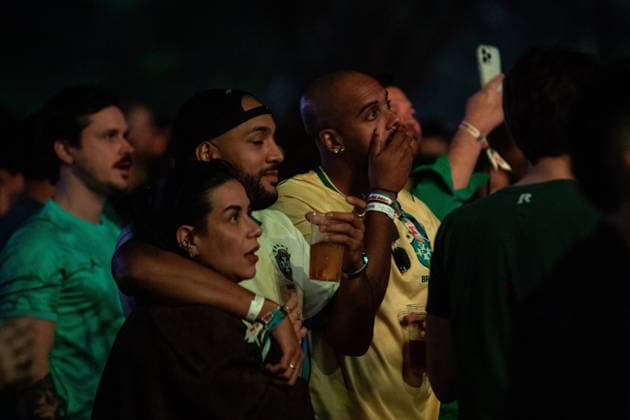 Arena Brasileira Brasil x Haiti SaO PAULO, SP - 19.06.2026: ARENA BRASILEIRA BRASIL X HAITI - The public watches the match between Brazil and Haiti, valid for the second round of the 2026 World Cup and held on Friday night (19) at Arena Brasil in Parque Ibirapuera in Sao Paulo, SP. (Photo: Rodilei Morais Fotoarena) x2965301x  RodileixMorais
