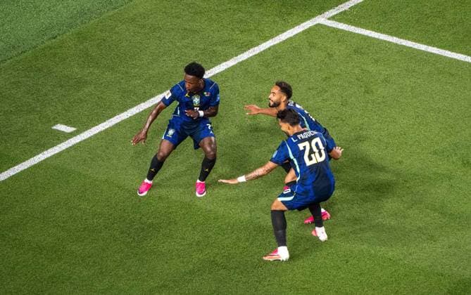 Soccer, Mens, 2026 FIFA World Cup in Mexico, Canada, and the U.S., Match in Philadelphia, Group C, Matchday 2, Brazil vs. Haiti, from left Copyright: xMatthiasxKochx