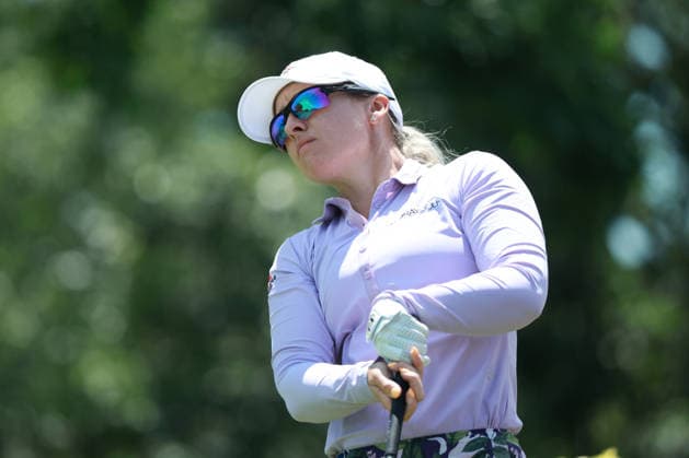 Meijer LPGA, Golf Damen Classic BELMONT, MICHIGAN - JUNE 19: Jodi Ewart Shadoff of England plays her tee shot on the 17th hole during the second round of the Meijer LPGA Classic for Simply Give golf tournament at Blythefield Country Club in Belmont, MI, USA Friday, June 19, 2026. Belmont Michigan United States  Copyright: xJorgexLemusx originalFilename:lemus-meijerlp260619_npmhM.jpg