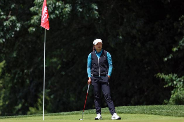 Meijer LPGA, Golf Damen Classic by Simply Give Belmont, MI - JUNE 19: Yan Liu of the People™s Republic of China waits on the 15th green during the second round of the Meijer LPGA Classic by Simply Give at Blythefield Country Club on June 19, 2026 in Belmont, Michigan. Belmont Michigan United States  Copyright: xAmyxLemusx originalFilename:lemus-meijerlp260619_nppGs.jpg