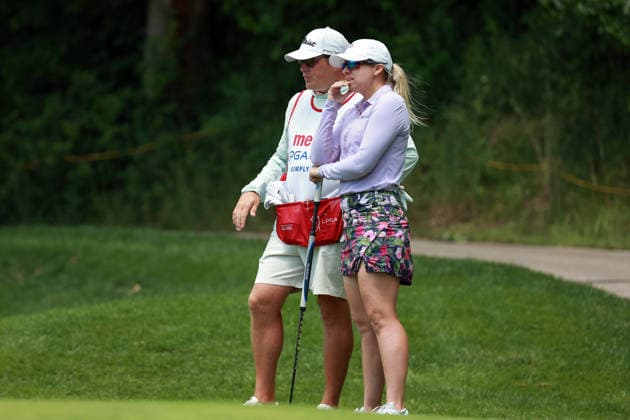 Meijer LPGA, Golf Damen Classic by Simply Give Belmont, MI - JUNE 19: Jodi Ewart Shadoff of England looks over the 15th green during the second round of the Meijer LPGA Classic by Simply Give at Blythefield Country Club on June 19, 2026 in Belmont, Michigan. Belmont Michigan United States  Copyright: xAmyxLemusx originalFilename:lemus-meijerlp260619_npUsh.jpg