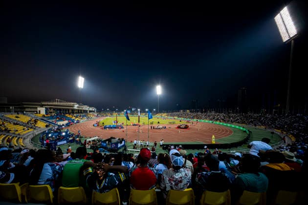 Doha Diamond League 2026 General views of Suheim Bin Hamad Stadium during the Diamond League Doha Meeting 2026 competition at Suheim Bin Hamad Stadium in Doha, Qatar, on May 19, 2026. DOHA Qatar Copyright: xNOUSHADx