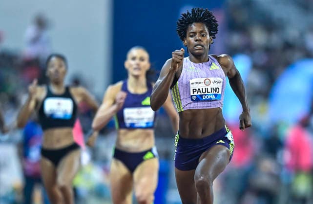 Doha Diamond League 2026 Marileidy Paulino of Dominican Republic competes in the women s 400m final at the Diamond League Doha Meeting 2026 competition at Suheim Bin Hamad Stadium in Doha, Qatar, on May 19, 2026. DOHA Qatar Copyright: xNOUSHADx