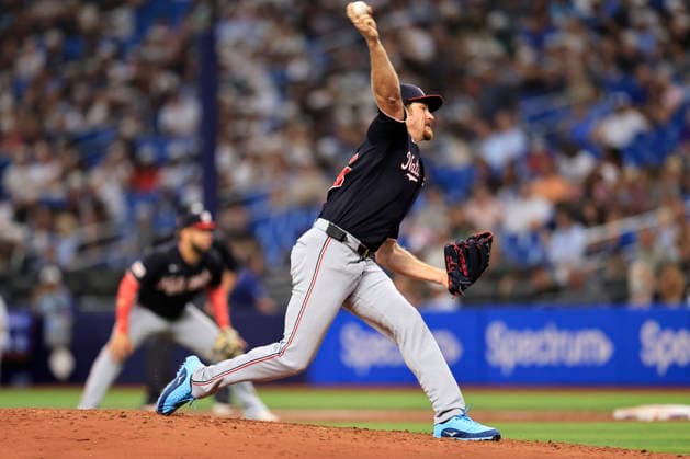 June 19, 2026, St. Petersburg, Florida, USA: Washington Nationals pitcher Miles Mikolas (36) delivers a pitch during an MLB, Baseball Herren, USA game against the Tampa Bay Rays on June 19, 2026 at Tropicana Field. The Rays beat the Nationals 5-2. MLB 2026: Washington Nationals 2 : 5 Tampa Bay Rays  - ZUMAh180 20260619_zsp_h180_015 Copyright: xKimxHukarix